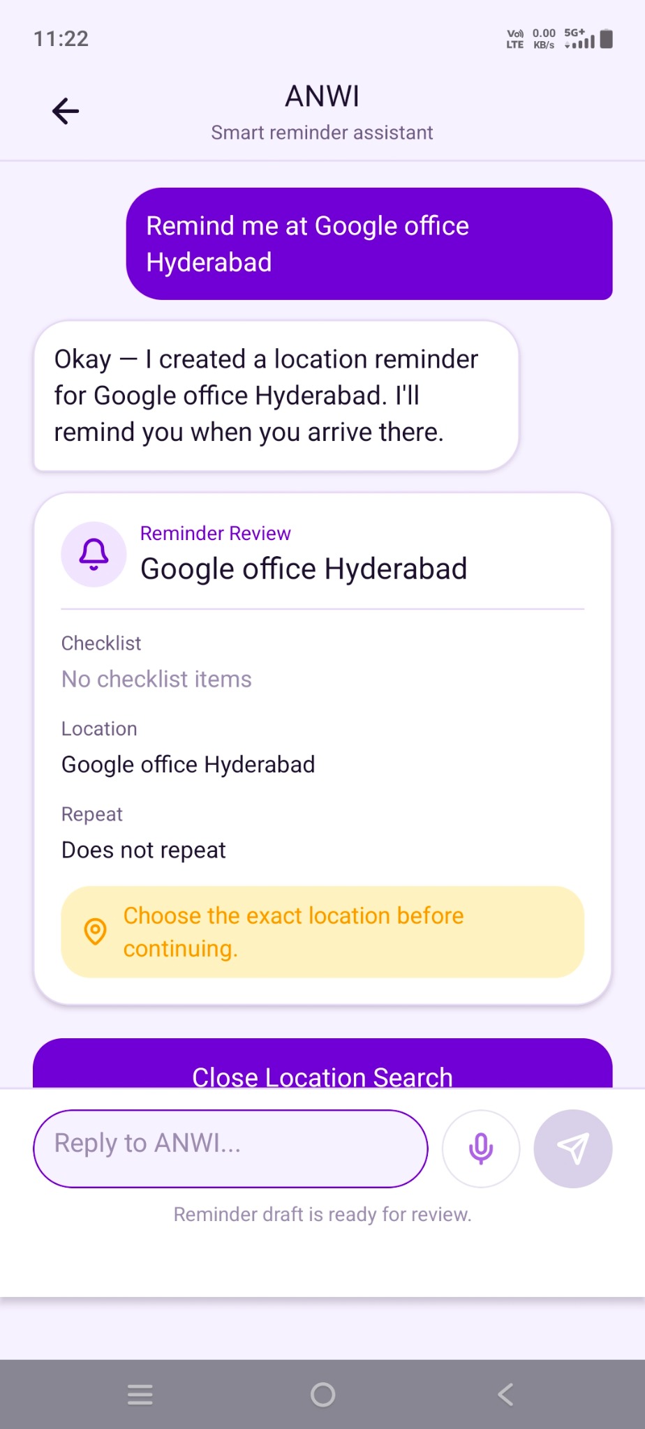 ANWI reminder review